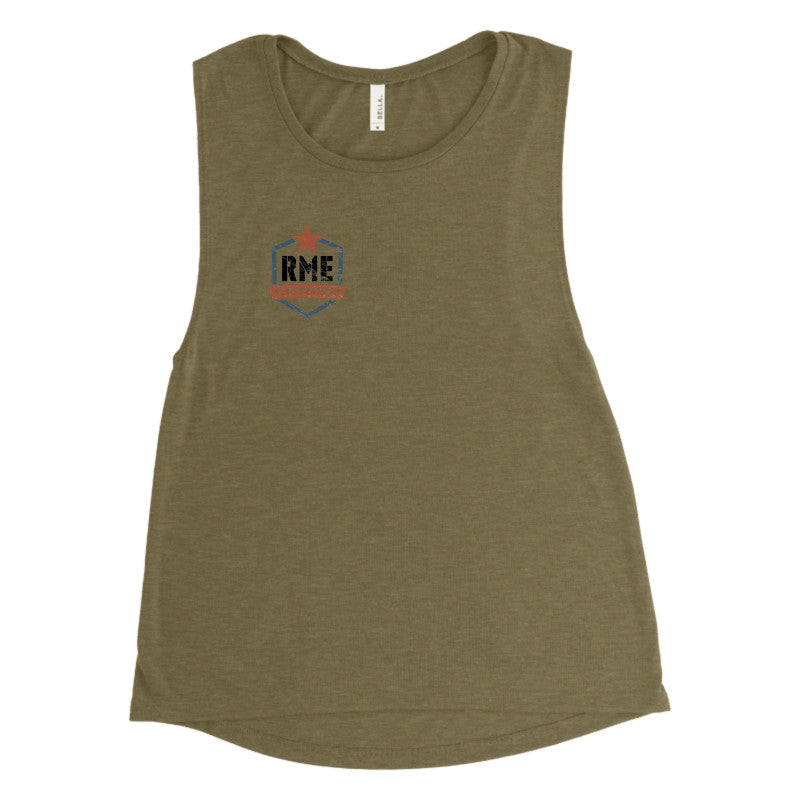 Bella + Canvas Ladies' Flowy Scoop Muscle Tank